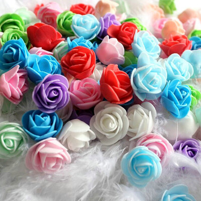

500Pcs PE Foam Rose Head Artificial Flower for DIY Bear Doll Wedding House Decor