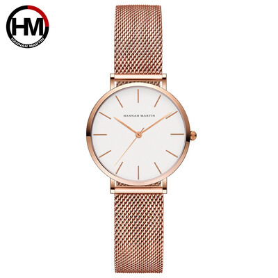

Luxury Brand Rose Gold Women Bracelet Watches 32mm Small Female Watch Quartz Mesh Waterproof Ladies Clock relogio feminino xfcs