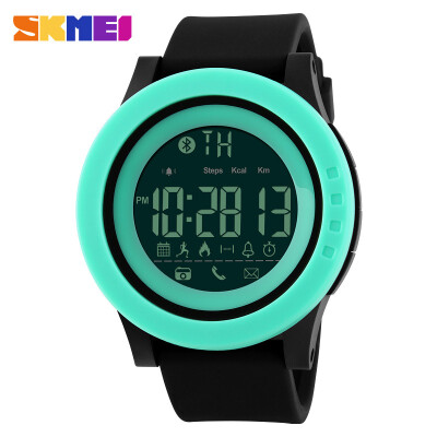 

SKMEI Men Sports Smart Watches Multi-Function Calorie Bluetooth Remote Camera Digital Waterproof Sport Watch 1255