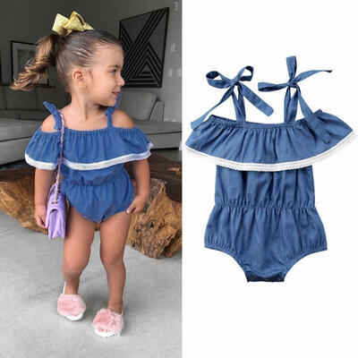 

Newborn Baby Girls Summer Romper Jumpsuit Outfit Sunsuit Infant Bodysuit Clothes