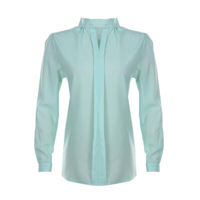 

Spring Fashion Sexy V-Neck Chiffon Blouse Temperament Ladies Pullovers Tops