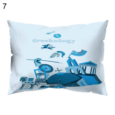 

Fresh English Letters Cloud Flower Pillow Case Cushion Cover Sofa Bed Cafe Decor