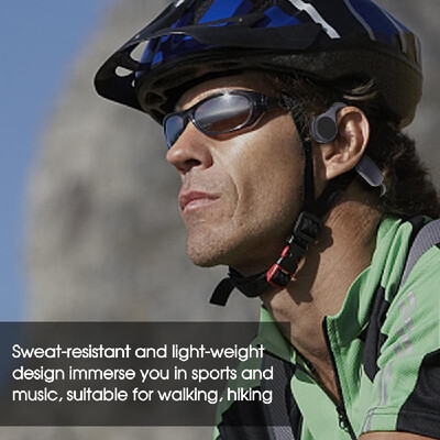 

E9 Bone Conduction Headset Wireless Bluetooth 50 Earphone Outdoor Sports Headphone Hands-free with Mic Black