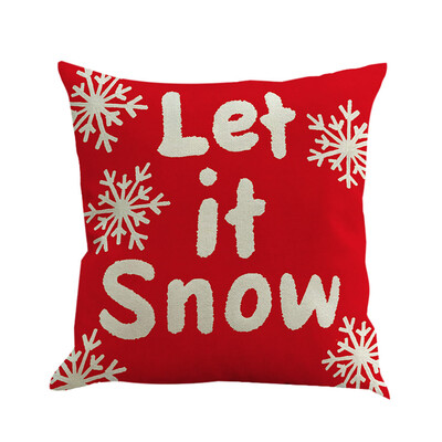 

Tailored Merry Christmas Cushion Cover Square Pillow Case Home Decor