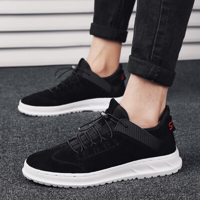

Summer 2019 new mens shoes Korean version of the trend of wild tide shoes mens sports&leisure shoes plus velvet warm cotton shoes