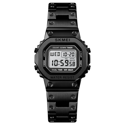 

SKMEI 1433 Women Analog Digital Electronic Watch Fashion Casual Wristwatch 2 Time Display Alarm Countdown 3ATM Waterproof Luminous