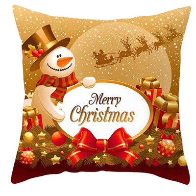 

Siaonvr Christmas Pillow Cover Decor Pillow Case Sofa Waist Throw Cushion Cover