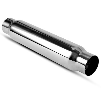 

3" Inlet 3" Outlet Performance Diesel Exhaust Muffler Resonator 20" Overall