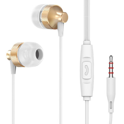 

99 Metal In-Ear Headphones Universal Metal Wired Control In-ear Portable Durable Sport Waterproof Earphones