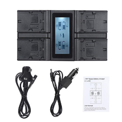 

Andoer NP-FZ100 4-Channel LCD Camera Battery Charger for Sony A7III A9 A7RIII A7SIII with DC Car Charger