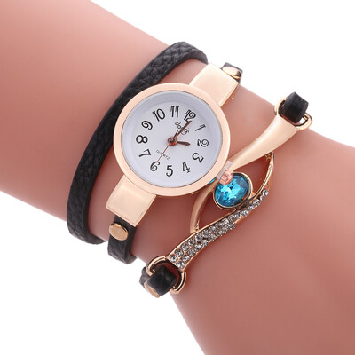 

Explosion models fashion belt quartz watch peacock eye winding bracelet watch female models