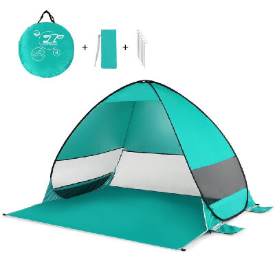 

2019 New Automatic Pop Up Beach Tent Cabana Portable UPF 50 Sun Shelter Camping Fishing Hiking Canopy