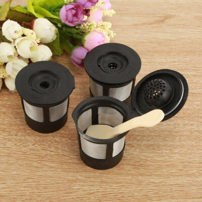 

3Reusable Refillable K-Cup Coffee Filter Pod for Keurig K50&K55 Coffee Makers