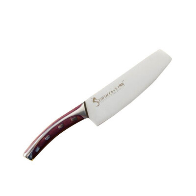 

Stainless Steel Bent Shank of Red Set Chef Cut Meat Universal Peel Bread Chopping Cutter