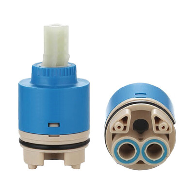 

2 PCS Pack 40mm Ceramic Disc Plastic Bathroom Basin Shower Lever Mixer Tap Inner Cartridge