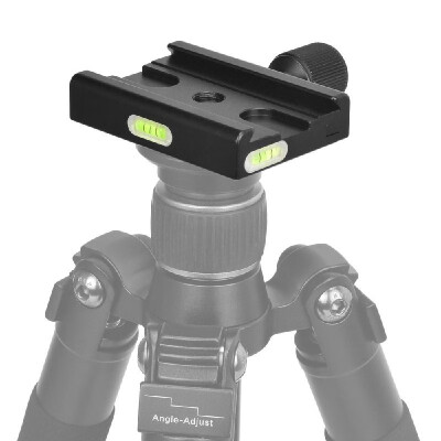 

Andoer CL-70S 70mm Aluminum Alloy Quick Release Plate with Clamp Set 38-inch with 14-inch Adapter Bubble Level for Tripod Head