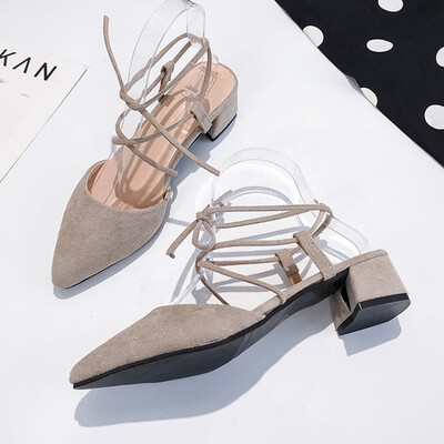 

Evening shoes flat fairy strap shoes spring womens shoes Joker pointed gentle shoes women