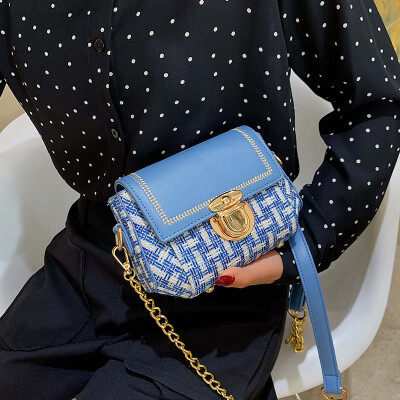 

Net red small bag female 2019 summer new female bag harbor wind retro chain crossbody bag foreign gas chic small square bag