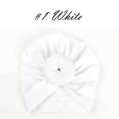 

Kids Baby Girl Turban Flower Head Wrap Adjustable India Hat Cotton Cap