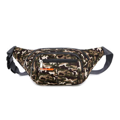 

Waterproof Camo Print Shoulder Unisex Nylon Waist Fanny Packs Chest Bags