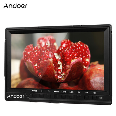 

Andoer 7 Ultra-thin on-Camera Video Monitor Full HD 1920x1200 IPS Screen Field Monitor with Sunshade HDMI Input Support 4K Sig