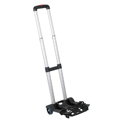 

Portable Foldable Two-wheeled Luggage Shopping Travel Cart Flatbed Trailer Trolley Barrow
