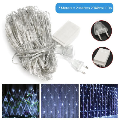 

Led Net Mesh Fairy String Lights 300 LEDs Decorative Lights Plug Powered for Christmas Wedding Party Home Garden Decoration