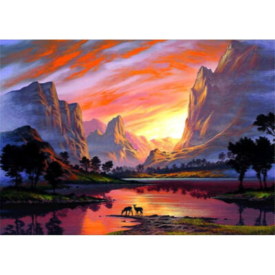 

5D DIY Full Drill Diamond Painting Landscape Cross Stitch Embroidery Craft