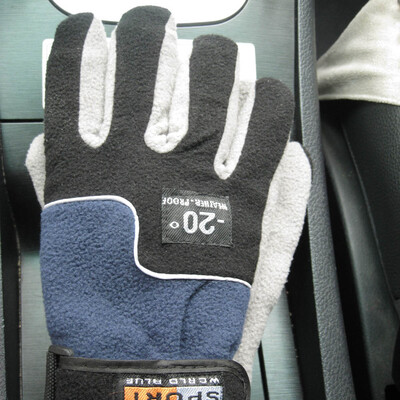 

Adjustable Gloves Men Full Finger Fleece Outdoor Windproof Thermal Winter Ski Cycling Skiing Hiking