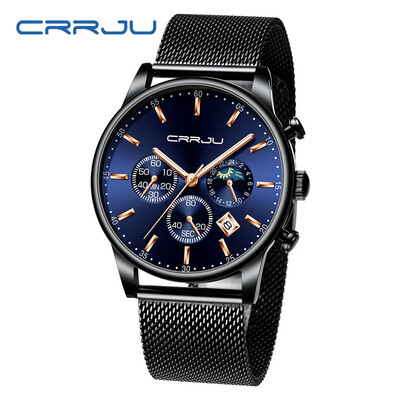 

Gobestart Mens Watches Luxury Top Brand Quartz Chronograph Watch Fashion Sports