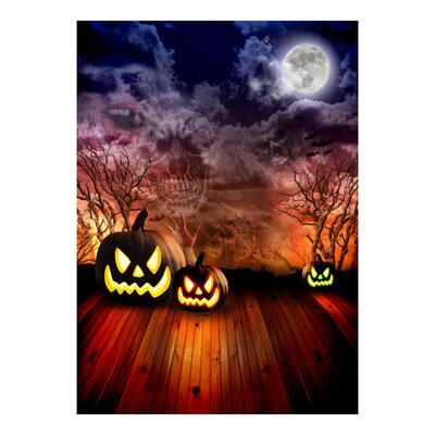 

Halloween Festival Newborn Baby Vinyl Wall Photography Background Backdrops