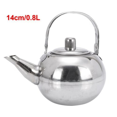 

Stainless Steel Teapot Coffee Pot W Tea Leaf Infuser Filter 08121825L US