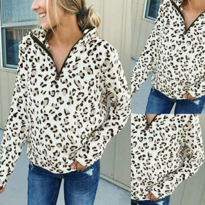 

US Womens Casual Pullover Jumper Hoodie Long Sleeve Sweatshirt Tops Blouse
