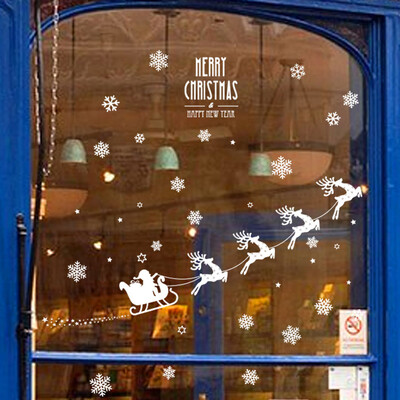 

〖Follure〗Merry Christmas Household Room Window Wall Sticker Mural Decor Decal Removable