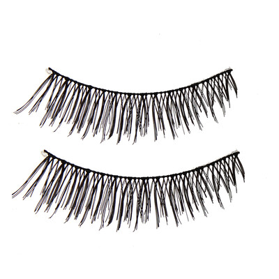 

5 pairsbox Handmade False Eyelashes Black Natural Cross Long Eyelashes
