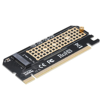 

M2  Key NVMe SSD NGFF to PCIe 30 X16 Adapter Card Support PCIE 30 x4 2230 2242 2260 2280