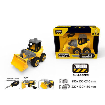 

Tailored 1PC Fashion Kids Child Baby Assembly Cartoon Truck Car Educational Toy Gift