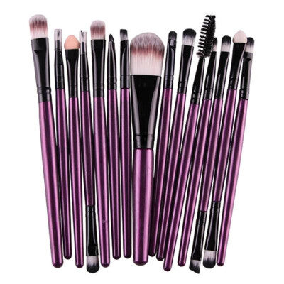 

15pcs Eye Shadow Makeup Brush Set Eyes Make Up Eyebrow Cosmetic Brushes