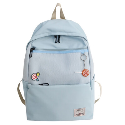 

Double - shoulder bag - Korean version of former resident uzzang high school student school bag girl department with lollipop smal