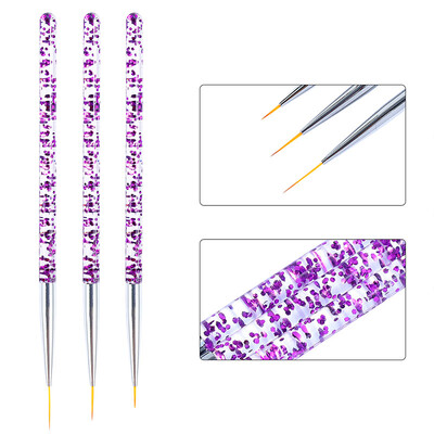 

〖Follure〗Rhinestone Crystal Nail Art Brush Pen Silicone Head Carving Dotting Tools