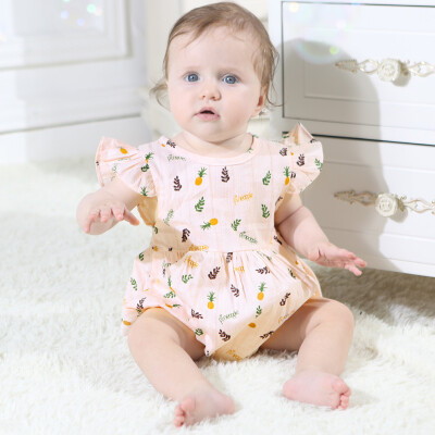 

Summer Baby Boys Girls Pineapple Print Romper Bodysuit Jumpsuit Clothes