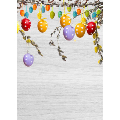 

Easter Eggs Photography Backdrops Video Art Fabric Party Photo Background