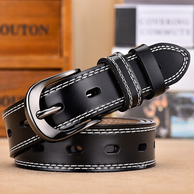 

Leather automatic buckle belt business mens automatic buckle belt casual mens leather automatic buckle belt