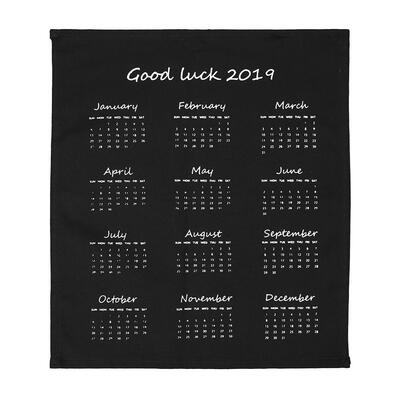 

Simple 2019 Yearly Advent Calendar Cloth Fabric Wall Door Hanging Ornament