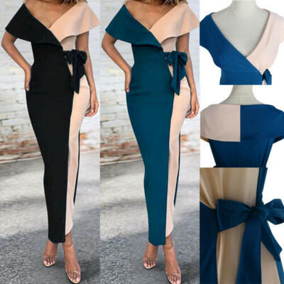 

Sexy-Women-Off-Shoulder-Bandage-Bodycon-Evening-Party-Cocktail-Club-Long-Dress