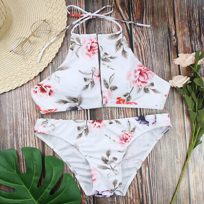 

Saidsome Womens Bikini Solid Set Swimsuit Two Piece Filled Bra Swimwear Beachwear
