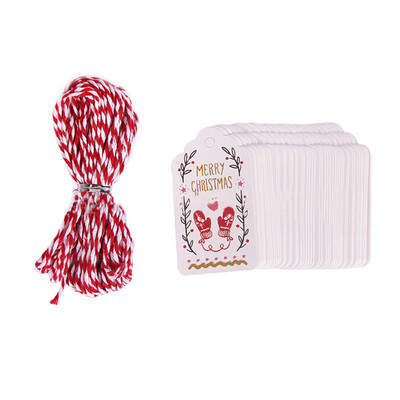 

Decorative Merry Christmas Paper Tags Gift Tags Label Hanging Cards Diy Craft Party Supplies Hanging Ornaments