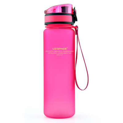 

500ML Sports Water Bottles Portable Sports Water Bottle Kettle Plastic Automatic Buckle Water Bottle