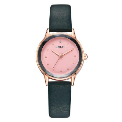 

Fashion Women Watche Top Brand Leather Strap Ladies Quartz Wristwatch Simple Dial Casual Clock Dress Gift Zegarki Damskie