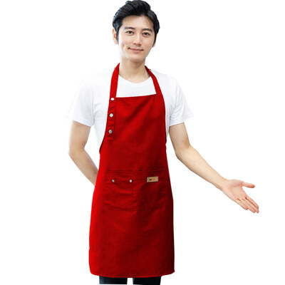 

Oxford Cloth Pocket Unisex Kitchen Cafe Milk Tea Shop Working Protective Apron